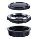 Canon FD Lenses to Canon EOS Camera Mount Adapter with Optic Glass