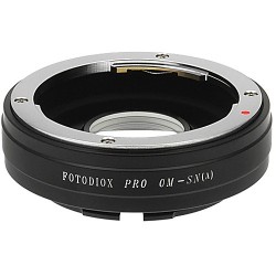 Adaptador Fotodiox Pro de objetivos Olympus OM  para Sony-A