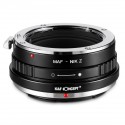 K&F Concept Adapter für Sony-A (Reflex) / Minolta-AF Objektiv auf Nikon-Z