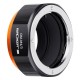 K&F Concept Adapterring für Olympus OM Objektiv auf micro-4/3 PRO Kamera