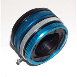 Konica Omega Hexanon lens (RA) adapter for Fuji  GFX  mount cameras with shutter